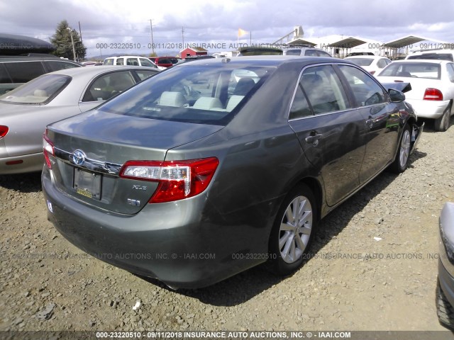 4T1BD1FK7CU047255 - 2012 TOYOTA CAMRY HYBRID/LE/XLE 绿色 照片 4
