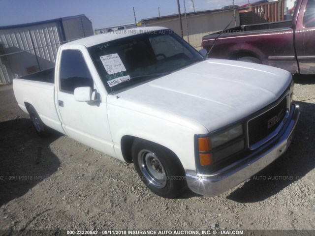 1GTEC14Z6PZ528434 - 1993 GMC SIERRA C1500 WHITE photo 1