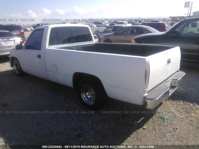 1GTEC14Z6PZ528434 - 1993 GMC SIERRA C1500 WHITE photo 3