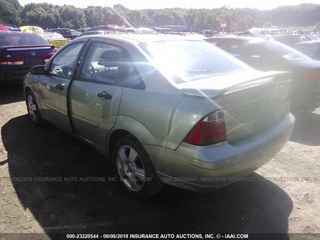 1FAHP34N97W268838 - 2007 FORD FOCUS ZX4/S/SE/SES 绿色 照片 3