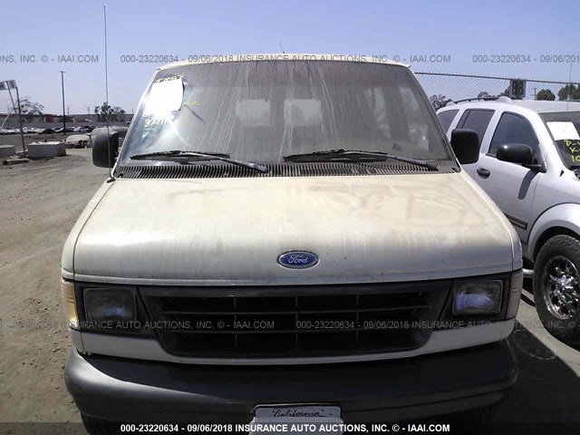 1FBHE31H7PHB72942 - 1993 FORD ECONOLINE E350 WHITE photo 6