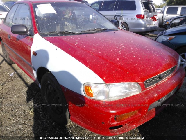 JF1GM4258VH401460 - 1997 SUBARU IMPREZA BRIGHTON RED photo 6