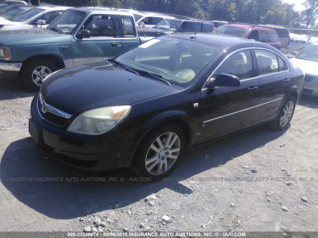 1G8ZS57N77F164637 - 2007 SATURN AURA XE BLACK photo 2