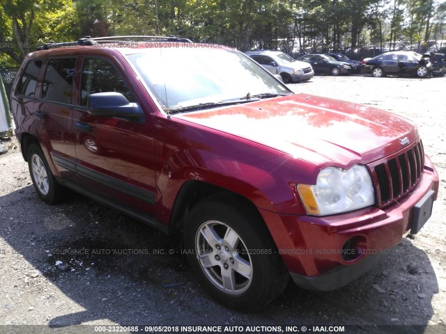 1J4GS48K96C155511 - 2006 JEEP GRAND CHEROKEE LAREDO/COLUMBIA/FREEDOM 红色 照片 1