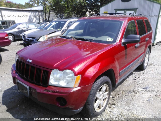 1J4GS48K96C155511 - 2006 JEEP GRAND CHEROKEE LAREDO/COLUMBIA/FREEDOM 红色 照片 2