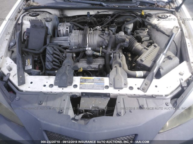 2G2WR544251131005 - 2005 PONTIAC GRAND PRIX GTP WHITE photo 10
