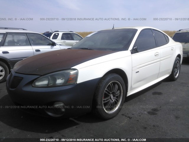 2G2WR544251131005 - 2005 PONTIAC GRAND PRIX GTP WHITE photo 2