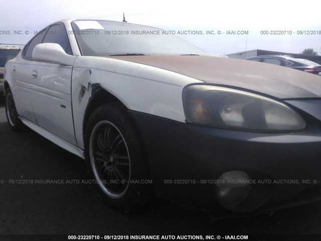 2G2WR544251131005 - 2005 PONTIAC GRAND PRIX GTP WHITE photo 6