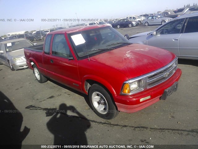1GCCS1941T8177391 - 1996 CHEVROLET S TRUCK S10 RED photo 1