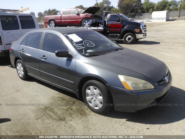 JHMCM563X3C054021 - 2003 HONDA ACCORD LX GRAY photo 1