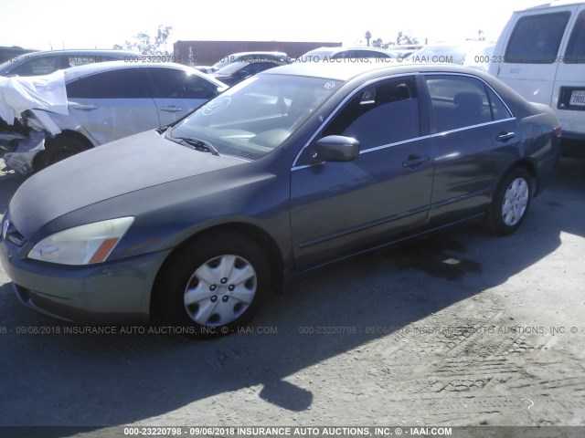 JHMCM563X3C054021 - 2003 HONDA ACCORD LX GRAY photo 2