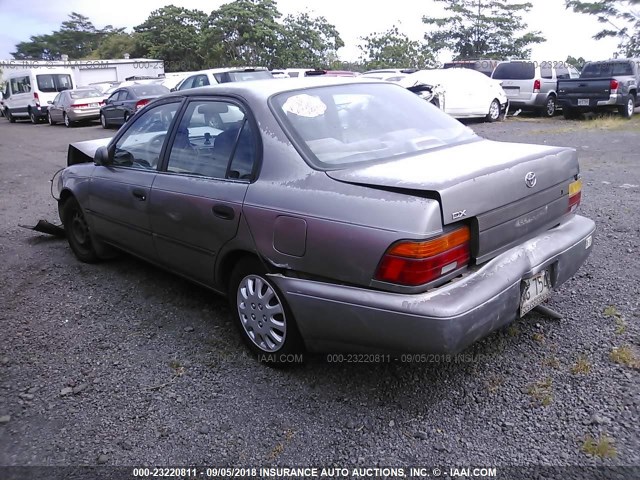 JT2AE09B9S0090917 - 1995 TOYOTA COROLLA LE/DX PURPLE photo 3