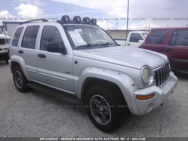 1J4GK38K03W670899 - 2003 JEEP LIBERTY RENEGADE SILVER photo 1