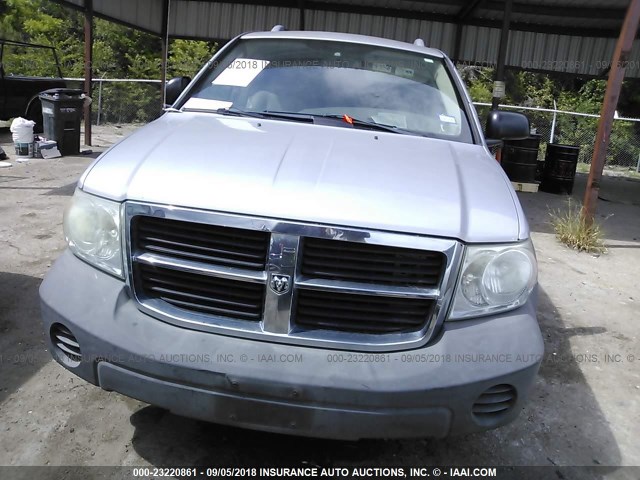 1D8HD38K68F144774 - 2008 DODGE DURANGO SXT SILVER photo 6