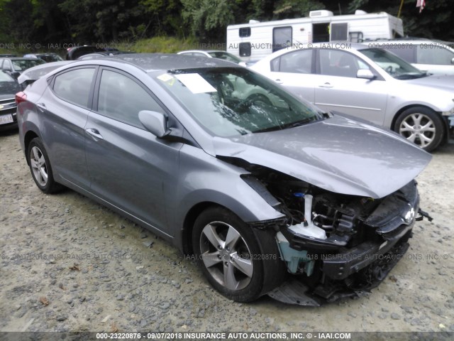 5NPDH4AE0DH382437 - 2013 HYUNDAI ELANTRA GLS/LIMITED GRAY photo 1