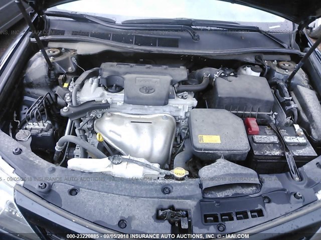 4T1BF1FK9CU149036 - 2012 TOYOTA CAMRY SE/LE/XLE შავი ფოტო 10