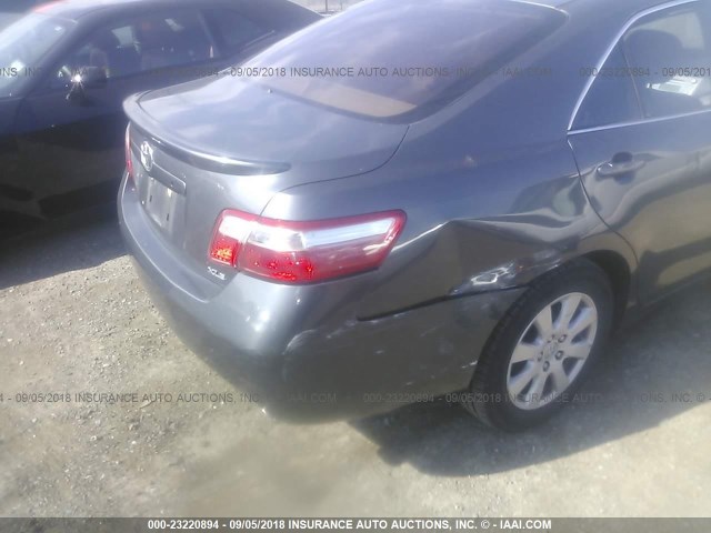 4T1BK46K37U006604 - 2007 TOYOTA CAMRY NEW GENERAT LE/XLE/SE GRAY photo 6