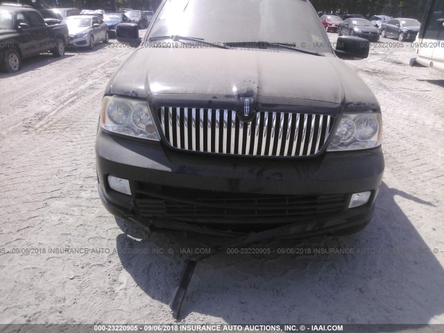 5LMFU28506LJ18415 - 2006 LINCOLN NAVIGATOR BLACK photo 6