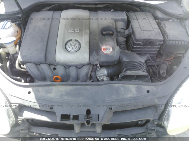 3VWEF71K87M189045 - 2007 VOLKSWAGEN JETTA WOLFSBURG 灰色 照片 10