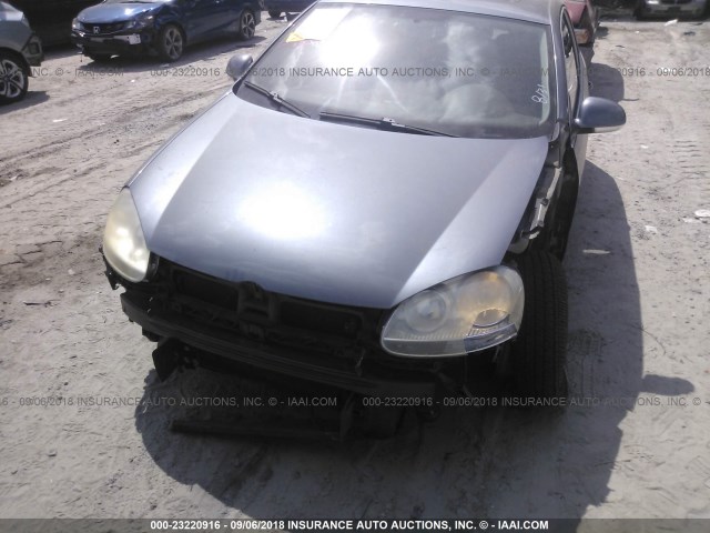 3VWEF71K87M189045 - 2007 VOLKSWAGEN JETTA WOLFSBURG 灰色 照片 6