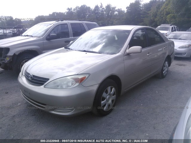 4T1BE32K84U845151 - 2004 TOYOTA CAMRY LE/XLE/SE 金色 照片 2