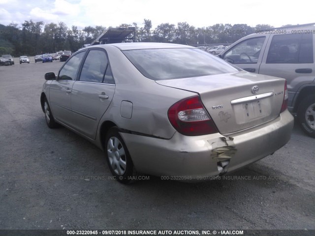 4T1BE32K84U845151 - 2004 TOYOTA CAMRY LE/XLE/SE 金色 照片 3