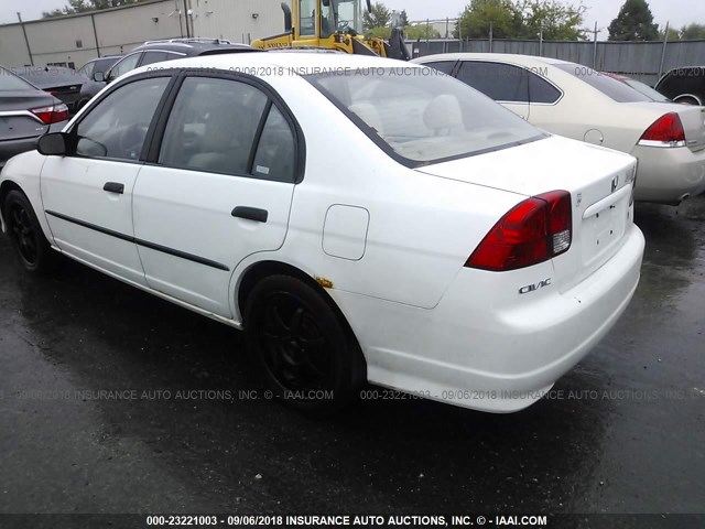1HGES16335L029930 - 2005 HONDA CIVIC DX VP Ağ foto 3