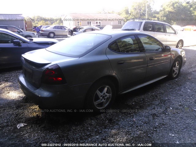 2G2WP522541275427 - 2004 PONTIAC GRAND PRIX GT TURQUOISE photo 4