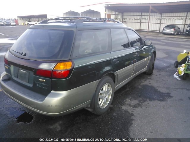 4S3BH675237638073 - 2003 SUBARU LEGACY OUTBACK AWP 绿色 照片 4