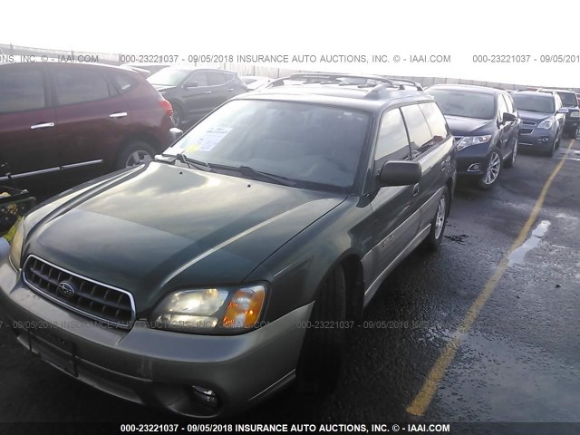 4S3BH675237638073 - 2003 SUBARU LEGACY OUTBACK AWP 绿色 照片 6
