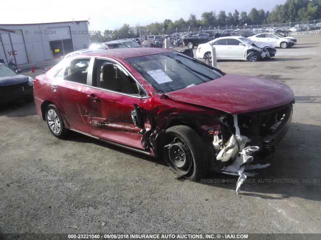 4T1BF1FK8EU795364 - 2014 TOYOTA CAMRY L/SE/LE/XLE RED photo 1