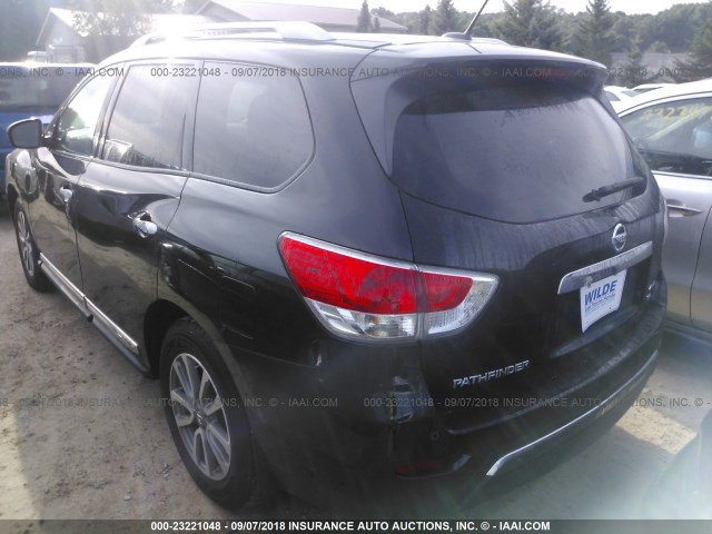 5N1AR2MM5FC717354 - 2015 NISSAN PATHFINDER S/SV/SL/PLATINUM BLACK photo 3