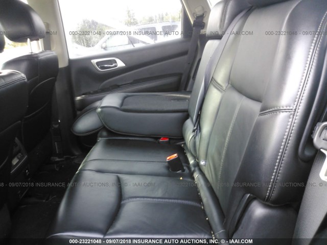 5N1AR2MM5FC717354 - 2015 NISSAN PATHFINDER S/SV/SL/PLATINUM BLACK photo 8