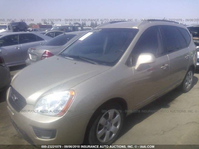 KNAFG525577080647 - 2007 KIA RONDO LX/EX SILVER photo 2