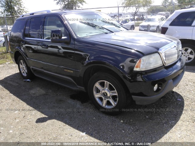 5LMEU68H35ZJ09782 - 2005 LINCOLN AVIATOR BLACK photo 1