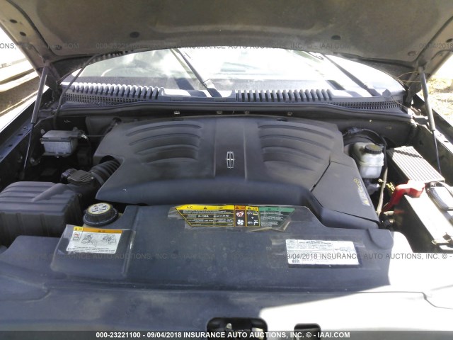 5LMEU68H35ZJ09782 - 2005 LINCOLN AVIATOR BLACK photo 10