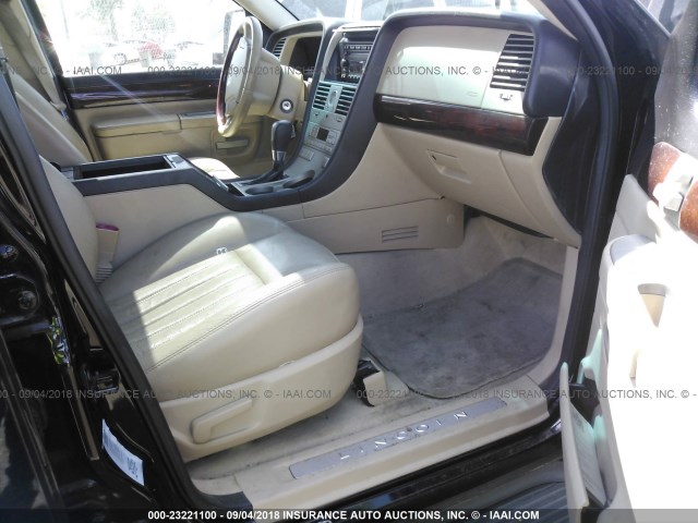 5LMEU68H35ZJ09782 - 2005 LINCOLN AVIATOR BLACK photo 5