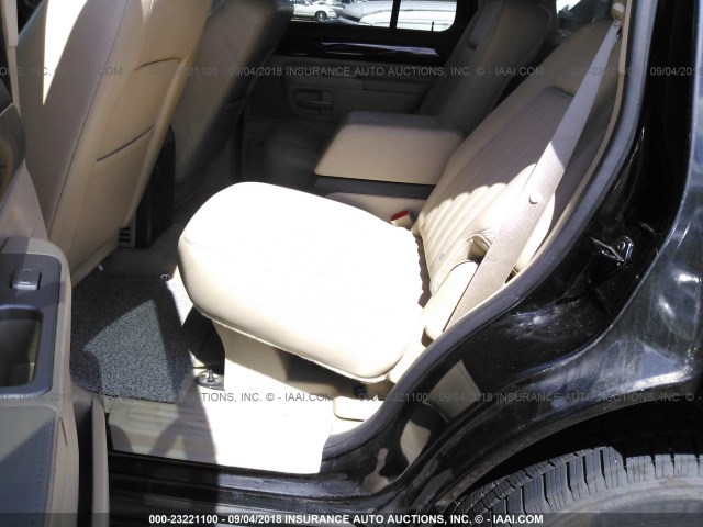 5LMEU68H35ZJ09782 - 2005 LINCOLN AVIATOR BLACK photo 8