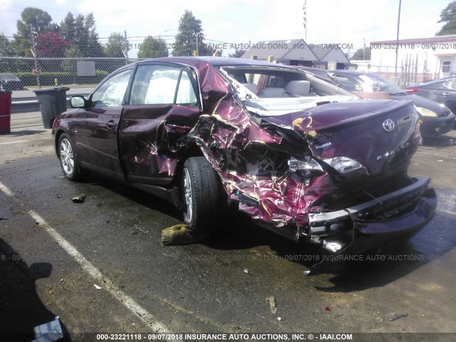 4T1BK36B97U211113 - 2007 TOYOTA AVALON XL/XLS/TOURING/LIMITED 勃艮第红 照片 3