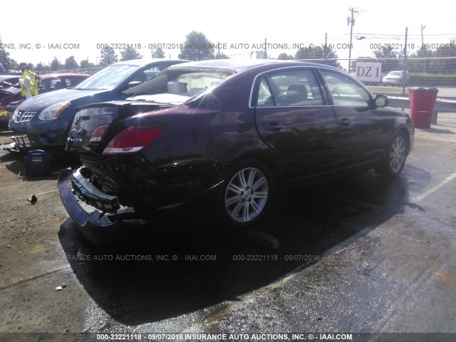 4T1BK36B97U211113 - 2007 TOYOTA AVALON XL/XLS/TOURING/LIMITED 勃艮第红 照片 4