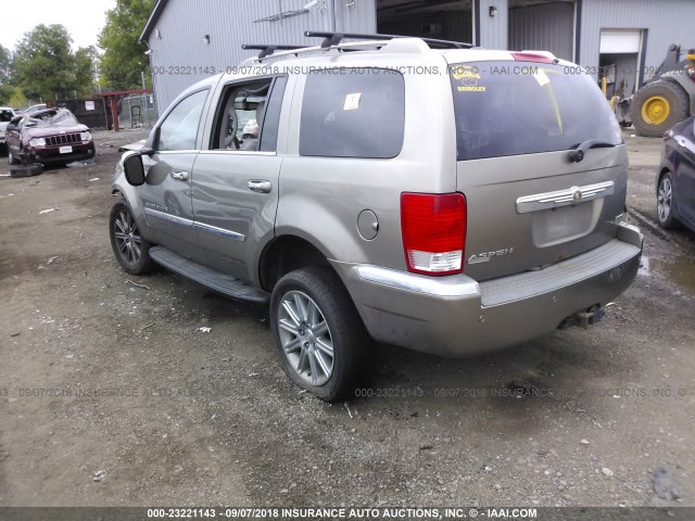1A8HW582X7F545207 - 2007 CHRYSLER ASPEN LIMITED BROWN photo 3