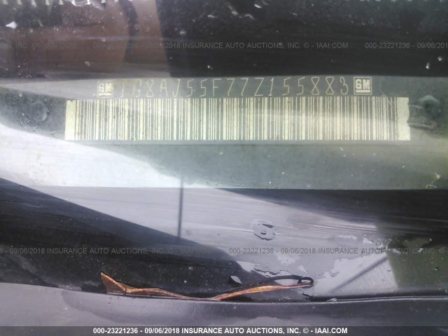 1G8AJ55F77Z155883 - 2007 SATURN ION LEVEL 2 白色 照片 9