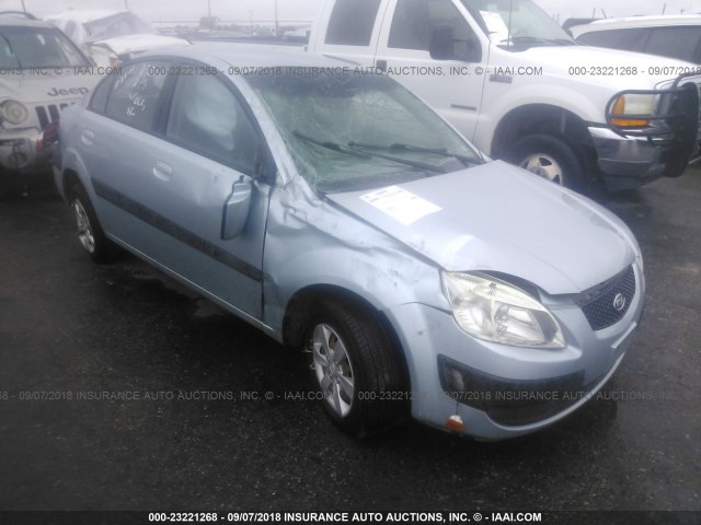 KNADE223896461847 - 2009 KIA RIO LX/SX SILVER photo 1