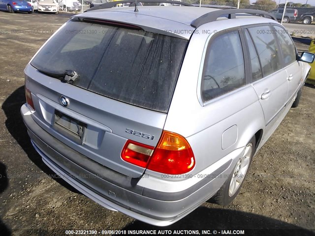 WBAAW33431ET43227 - 2001 BMW 325 IT SILVER photo 4