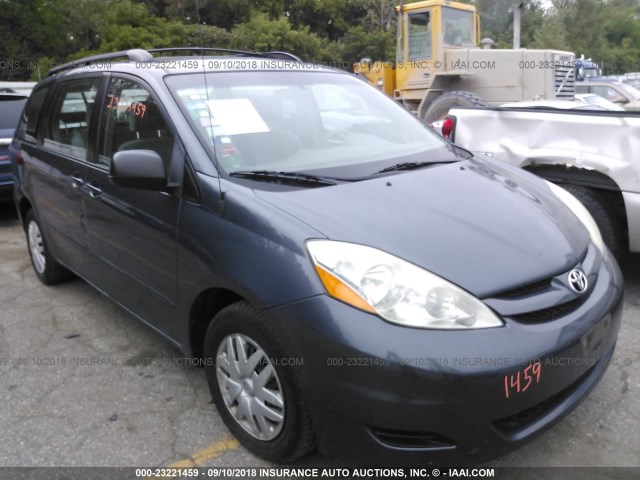 5TDZK23C87S055337 - 2007 TOYOTA SIENNA BLUE photo 1