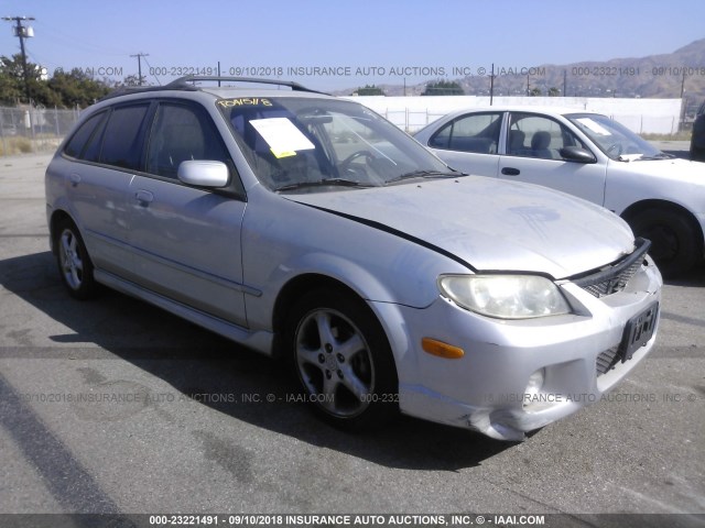 JM1BJ246821480530 - 2002 MAZDA PROTEGE PR5 SILVER photo 1