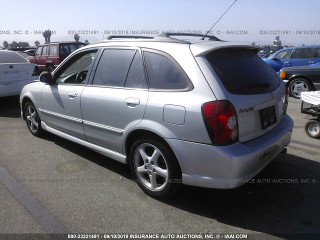 JM1BJ246821480530 - 2002 MAZDA PROTEGE PR5 SILVER photo 3