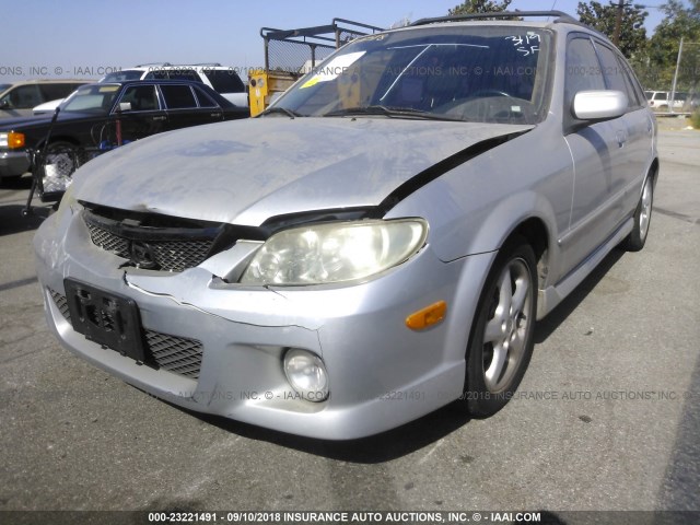 JM1BJ246821480530 - 2002 MAZDA PROTEGE PR5 SILVER photo 6