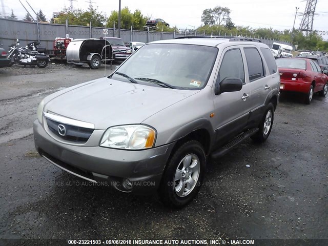 4F2YU08161KM34207 - 2001 MAZDA TRIBUTE LX/ES SILVER photo 2