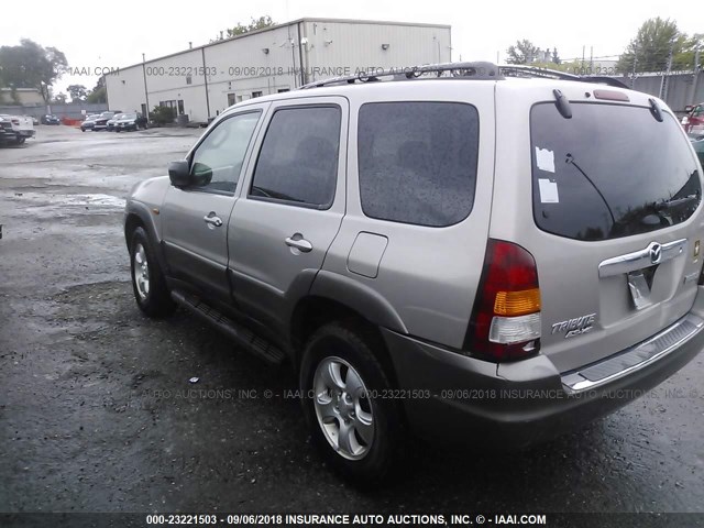 4F2YU08161KM34207 - 2001 MAZDA TRIBUTE LX/ES ვერცხლისფერი ფოტო 3